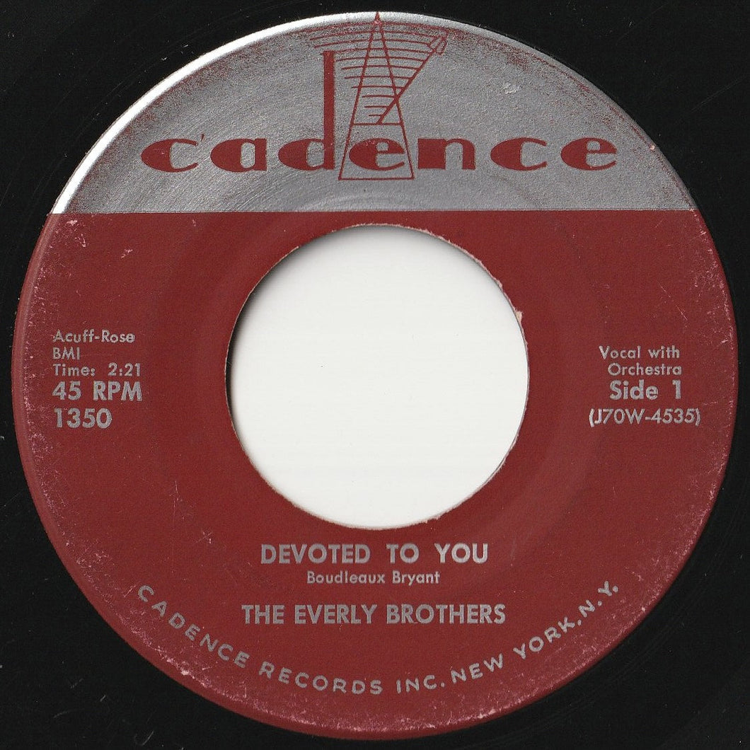 Everly Brothers - Devoted To You / Bird Dog (7 inch Record / Used)