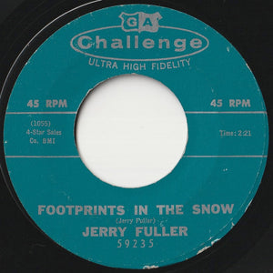 Jerry Fuller - Footprints In The Snow / Hollywood Star (7 inch Record / Used)