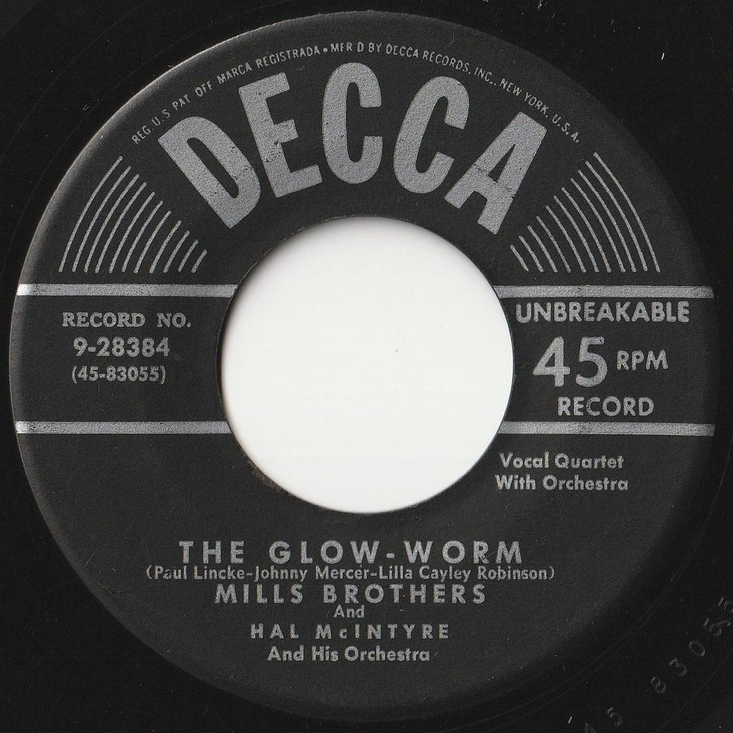 Mills Brothers - The Glow-Worm / After All (7 inch Record / Used)