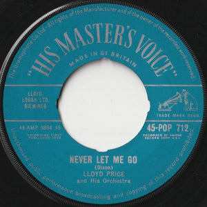 Lloyd Price And His Orchestra - Lady Luck / Never Let Me Go (7 inch Record / Used)