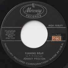 画像をギャラリービューアに読み込む, Johnny Preston - Running Bear / My Heart Knows (7 inch Record / Used)
