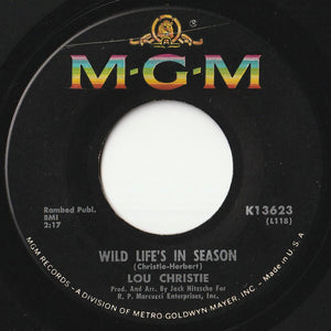 Lou Christie - Since I Don't Have You / Wild Life's In Season (7 inch Record / Used)