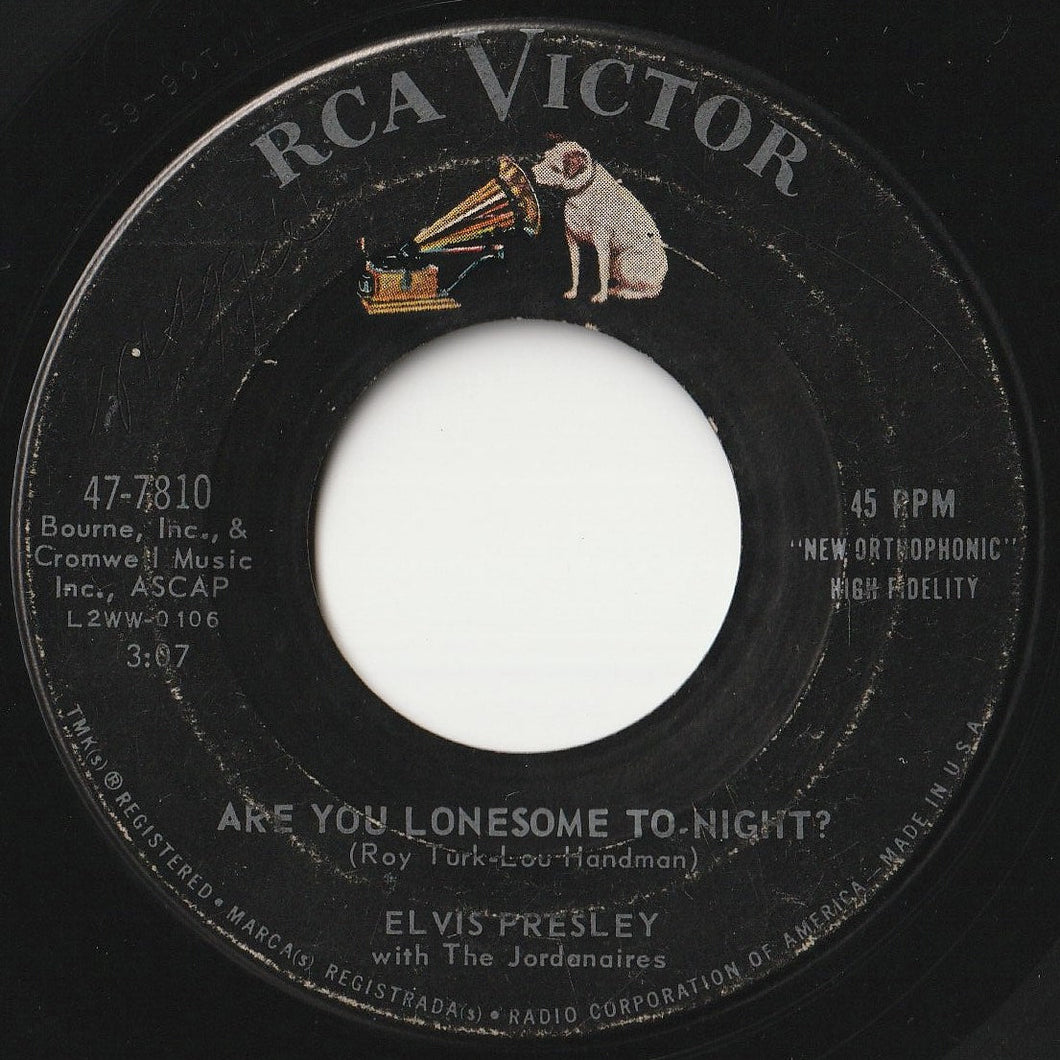 Elvis Presley - Are You Lonesome To-Night? / I Gotta Know (7 inch Record / Used)