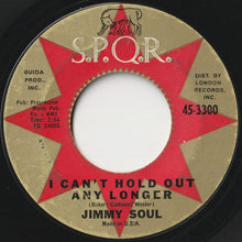 Load image into Gallery viewer, Jimmy Soul - Twistin&#39; Matilda (And The Channel) / I Can&#39;t Hold Out Any Longer (7 inch Record / Used)
