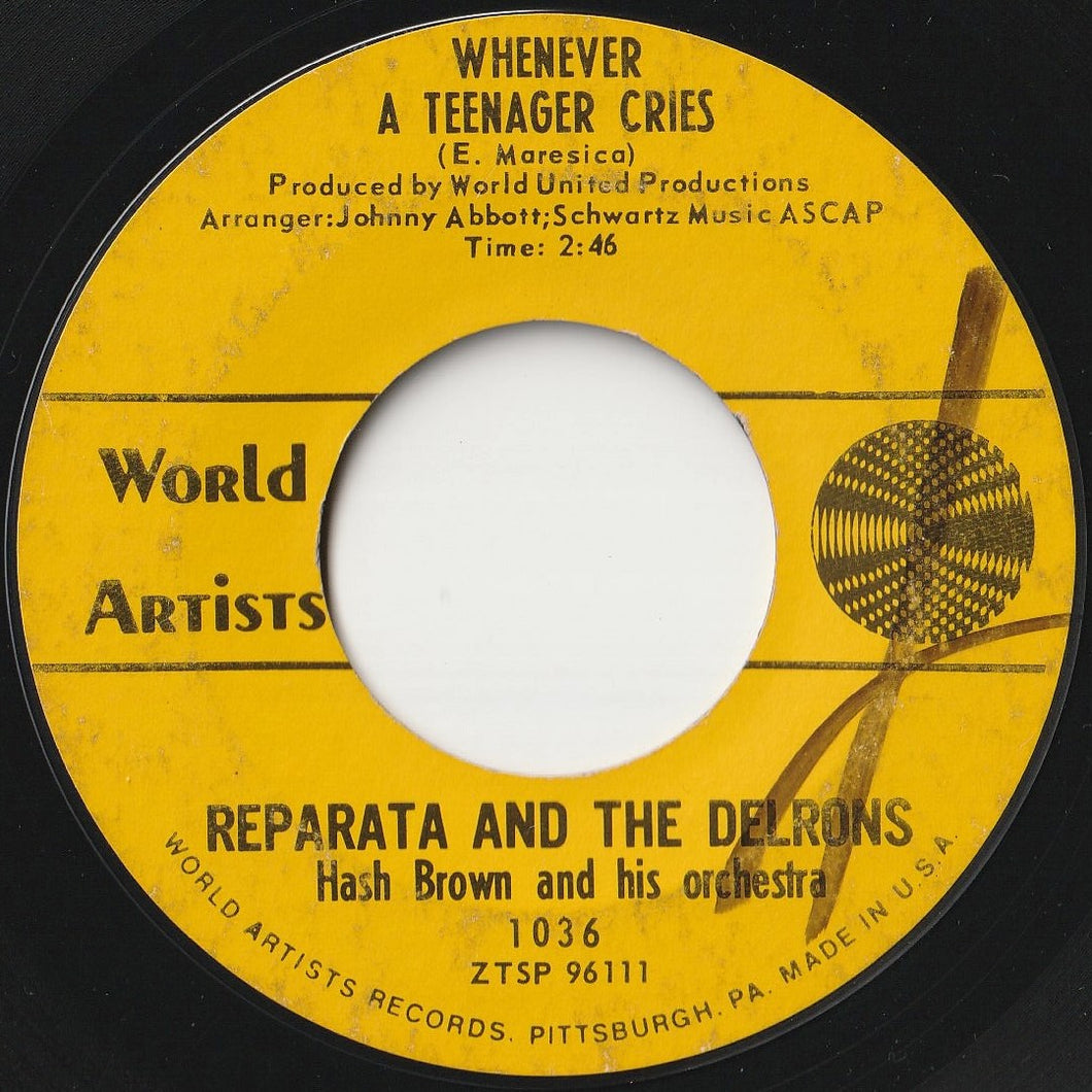 Reparata And The Delrons - Whenever A Teenager Cries / He's My Guy (7 inch Record / Used)