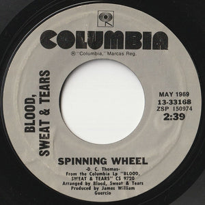 Blood, Sweat & Tears - You've Made Me So Very Happy / Spinning Wheel (7 inch Record / Used)