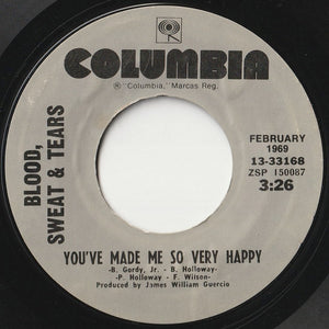 Blood, Sweat & Tears - You've Made Me So Very Happy / Spinning Wheel (7 inch Record / Used)