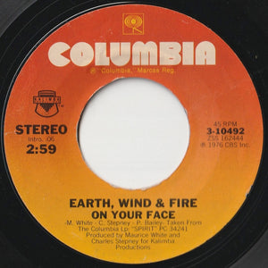 Earth, Wind & Fire - On Your Face / Biyo (7 inch Record / Used)