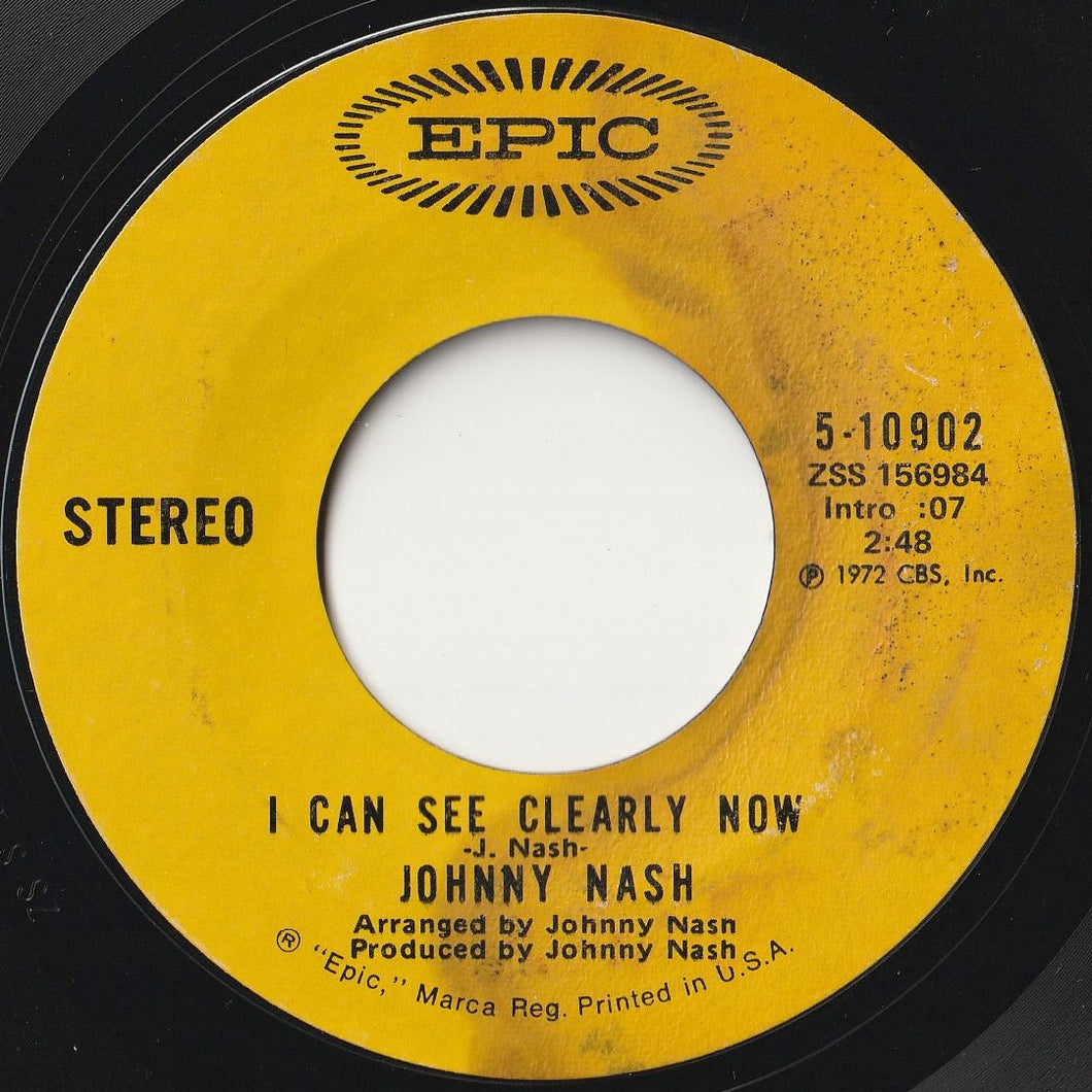 Johnny Nash - I Can See Clearly Now / How Good It Is (7 inch Record / Used)