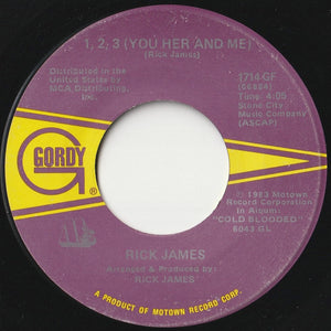 Rick James - Ebony Eyes / 1,2,3 (You Her And Me) (7 inch Record / Used)