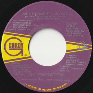 Temptations - Sail Away / Isn't The Night (7 inch Record / Used)