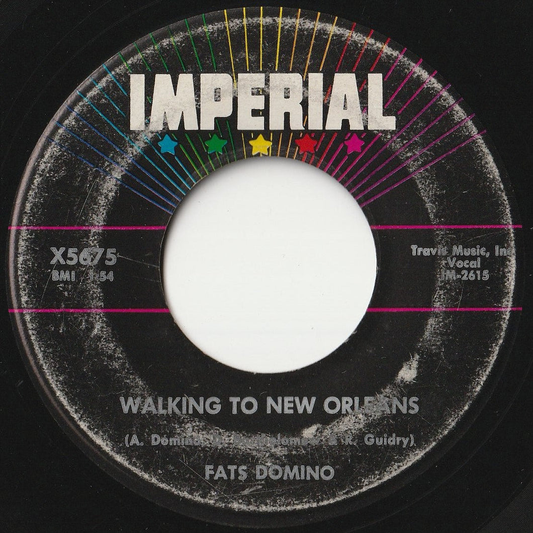 Fats Domino - Walking To New Orleans / Don't Come Knockin' (7 inch Record / Used)