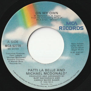 Patti La Belle, Michael McDonald - On My Own / Stir It Up (7 inch Record / Used)