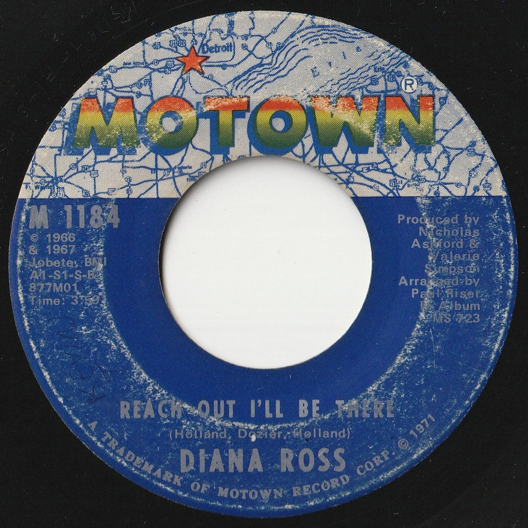 Diana Ross - Reach Out I'll Be There / (They Long To Be) Close To You (7 inch Record / Used)