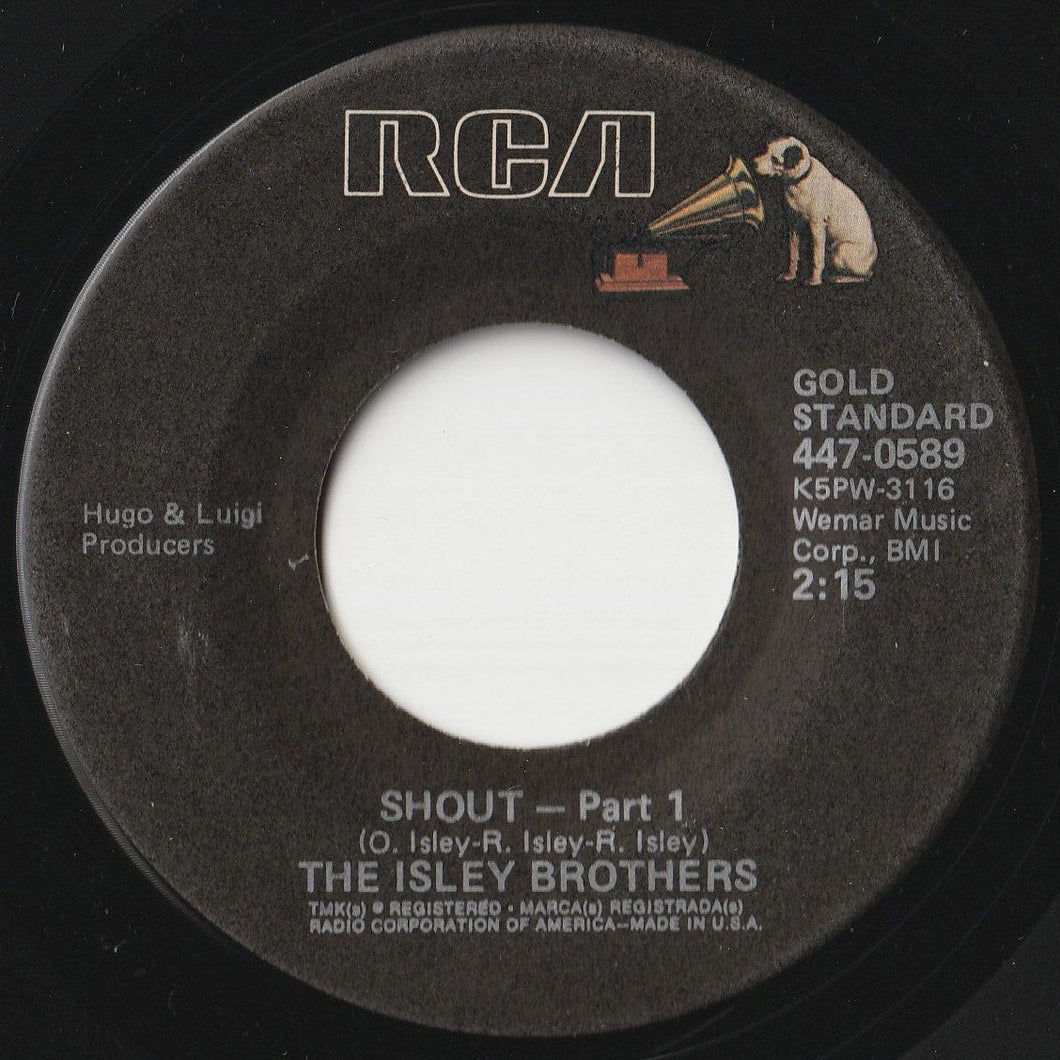 Isley Brothers - Shout (Part 1) / (Part 2) (7 inch Record / Used)