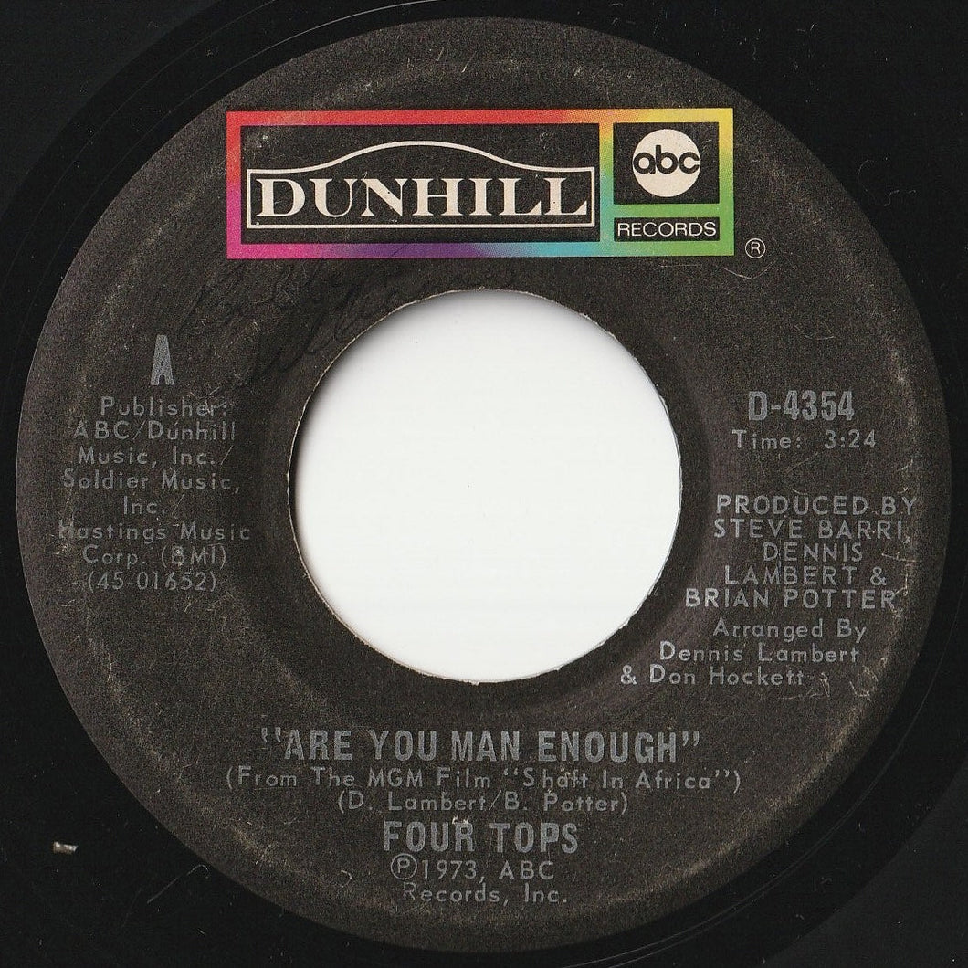 Four Tops - Are You Man Enough / Peace Of Mind (7 inch Record / Used)