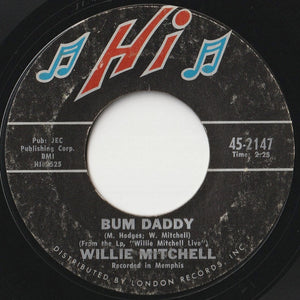 Willie Mitchell - Prayer Meetin' / Bum Daddy (7 inch Record / Used)