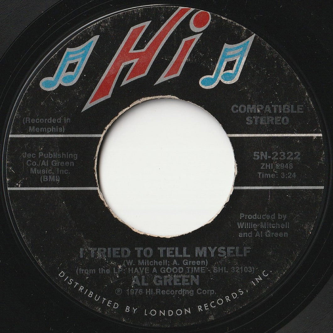 Al Green - I Tried To Tell Myself / Something (7 inch Record / Used)