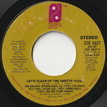 Load image into Gallery viewer, Philadelphia International All Stars / MFSB - Let&#39;s Clean Up The Ghetto / (Instrumental) (7 inch Record / Used)
