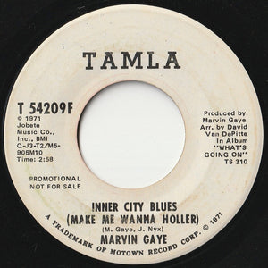 Marvin Gaye - Inner City Blues (Make Me Wanna Holler) / Inner City Blues (Make Me Wanna Holler) (7 inch Record / Used)