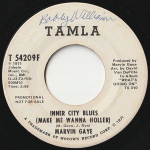 Marvin Gaye - Inner City Blues (Make Me Wanna Holler) / Inner City Blues (Make Me Wanna Holler) (7 inch Record / Used)