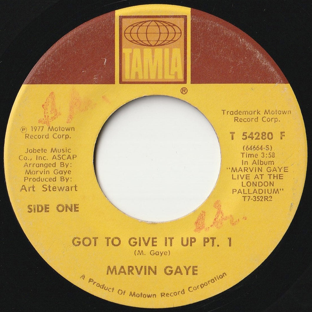 Marvin Gaye - Got To Give It Up (Part 1) / (Part 2) (7 inch Record / Used)