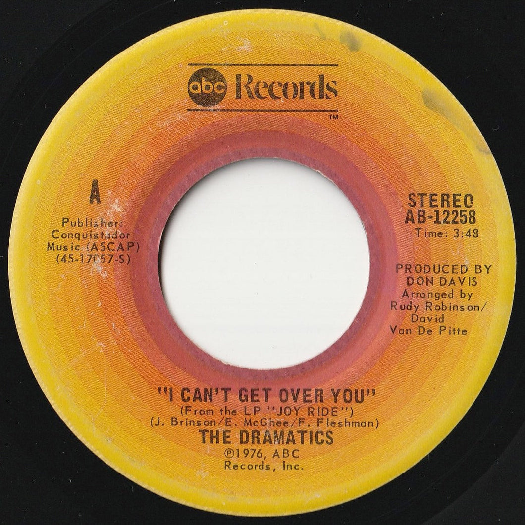 Dramatics - I Can't Get Over You / Sundown Is Coming (Hold Back The Night) (7 inch Record / Used)