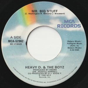 Heavy D. & The Boyz - Mr. Big Stuff / (Instrumental) (7 inch Record / Used)