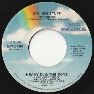 Heavy D. & The Boyz - Mr. Big Stuff / (Instrumental) (7 inch Record / Used)
