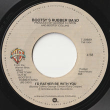 画像をギャラリービューアに読み込む, Bootsy&#39;s Rubber Band - Body Slam! / I&#39;d Rather Be With You (7 inch Record / Used)
