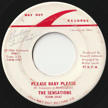 画像をギャラリービューアに読み込む, Sensations - Please Baby Please / Too Shy (7 inch Record / Used)
