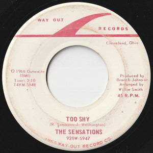 Sensations - Please Baby Please / Too Shy (7 inch Record / Used)