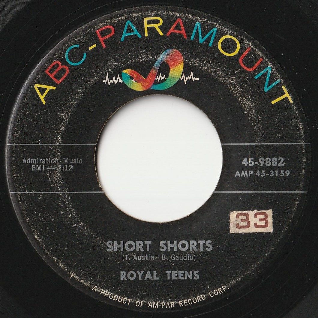 Royal Teens - Short Shorts / Planet Rock (7 inch Record / Used)