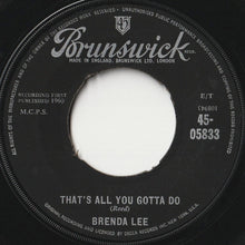 画像をギャラリービューアに読み込む, Brenda Lee - I&#39;m Sorry / That&#39;s All You Gotta Do (7 inch Record / Used)
