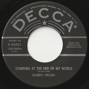 Bobby Helms - My Special Angel / Standing At The End Of My World (7 inch Record / Used)