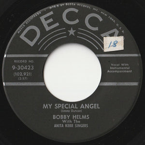 Bobby Helms - My Special Angel / Standing At The End Of My World (7 inch Record / Used)