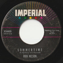 画像をギャラリービューアに読み込む, Rick Nelson - Young World / Summertime (7 inch Record / Used)
