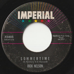 Rick Nelson - Young World / Summertime (7 inch Record / Used)