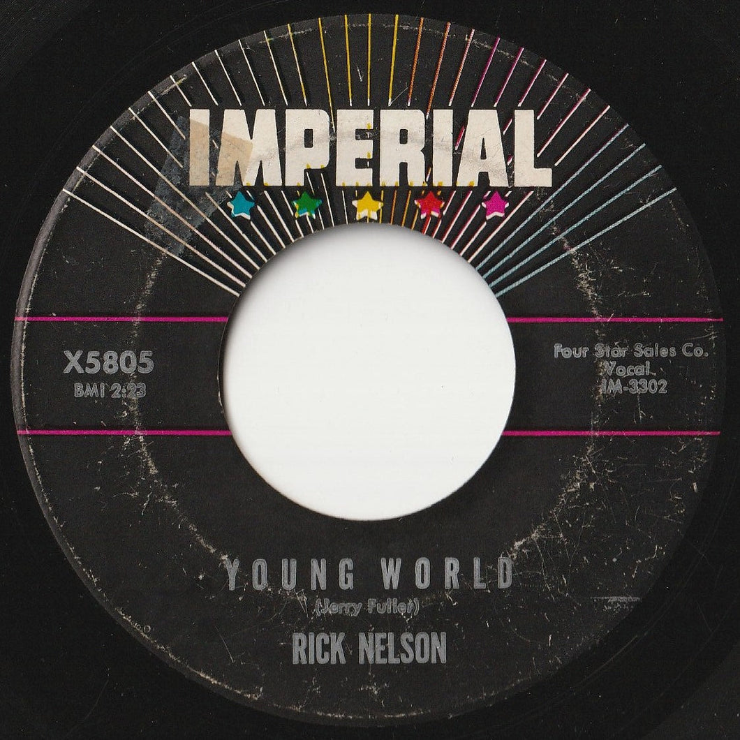 Rick Nelson - Young World / Summertime (7 inch Record / Used)