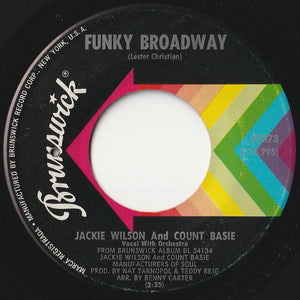 Jackie Wilson, Count Basie - Chain Gang / Funky Broadway (7 inch Record / Used)