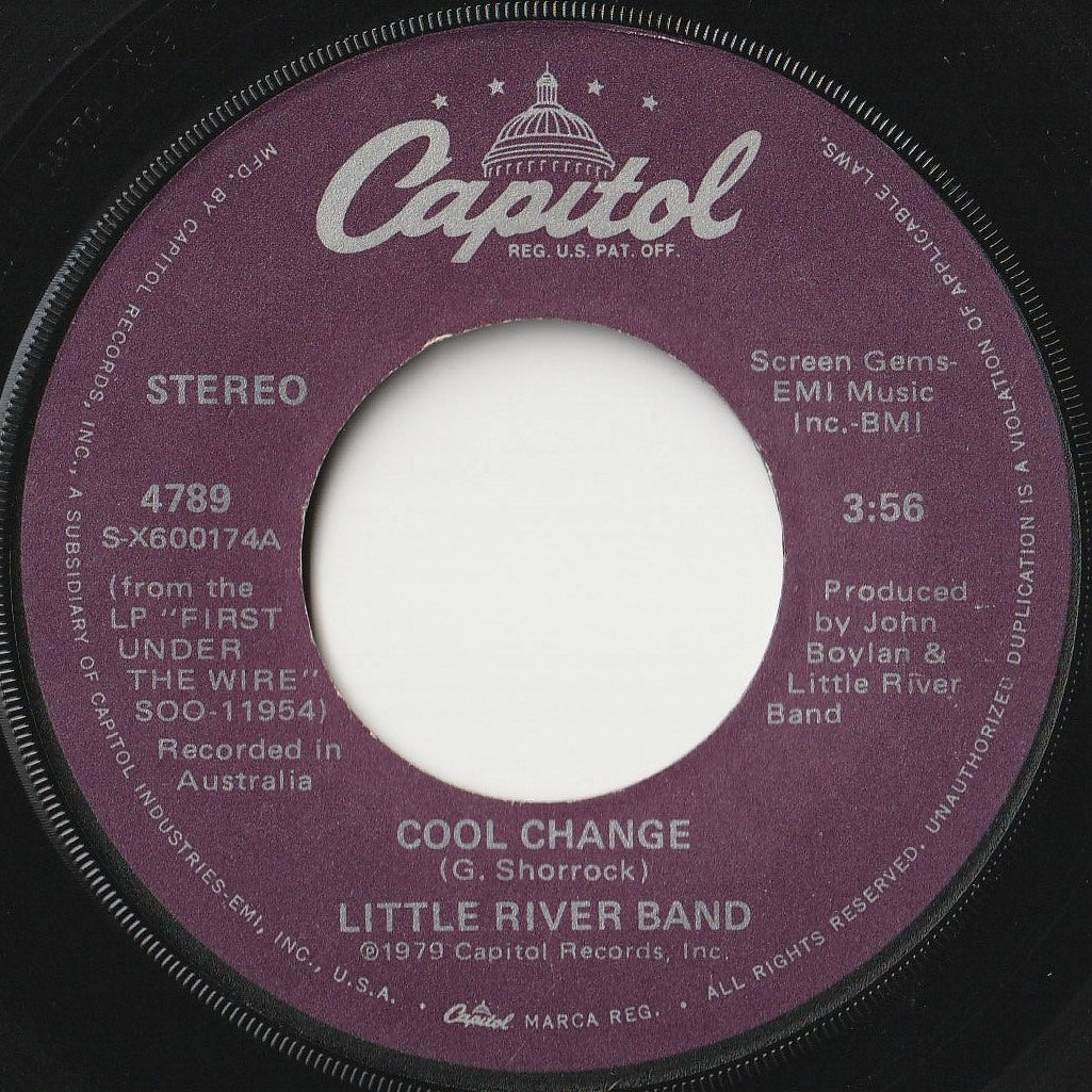 Little River Band - Cool Change / Middle Man (7 inch Record / Used)