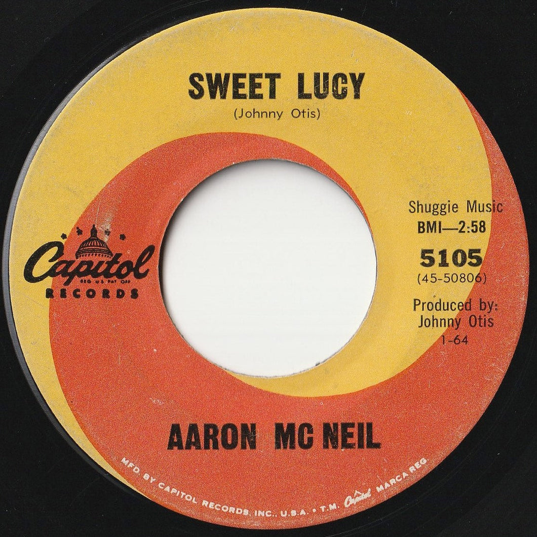 Aaron McNeil - Sweet Lucy / Crying On My Shoulder (7 inch Record / Used)