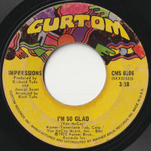 Load image into Gallery viewer, Impressions - Same Thing It Took / I&#39;m So Glad (7 inch Record / Used)
