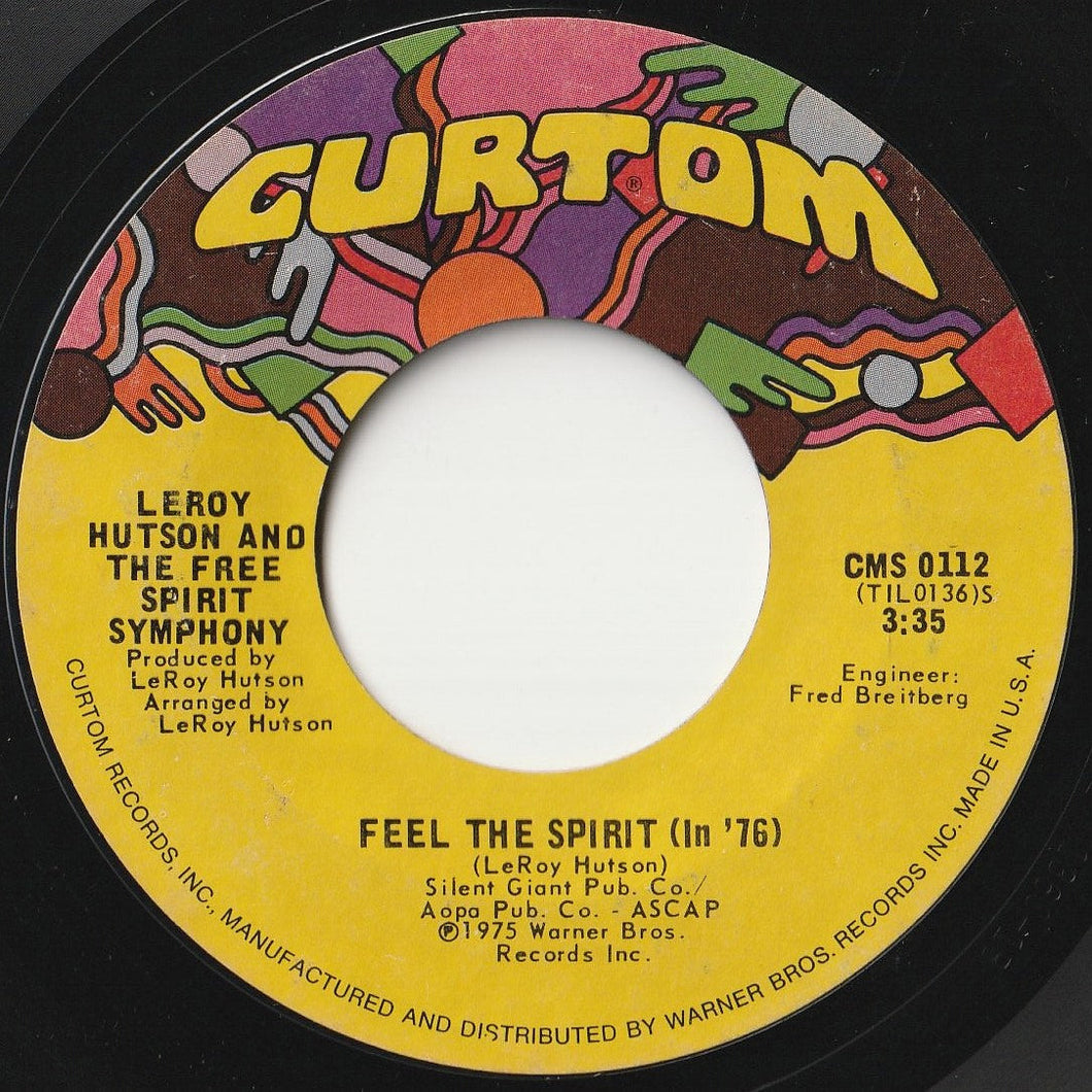 Leroy Hutson - Feel The Spirit (In '76) / Feel The Spirit (In '76) (7 inch Record / Used)