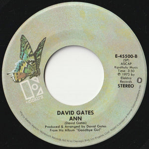 David Gates - Took The Last Train / Ann (7 inch Record / Used)