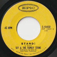 Load image into Gallery viewer, Sly &amp; The Family Stone - Stand! / I Want To Take You Higher (7 inch Record / Used)
