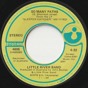 Little River Band - Reminiscing / So Many Paths (7 inch Record / Used)