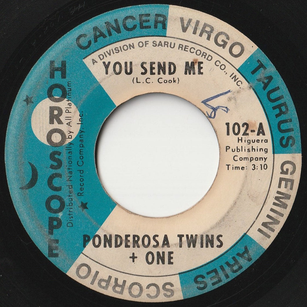 Ponderosa Twins + One - You Send Me / Hey Girl (7 inch Record / Used)