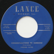 Load image into Gallery viewer, Shepherd Sisters - Alone (Why Must I Be Alone) / Congratulations To Someone (7 inch Record / Used)
