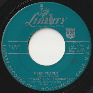 Billy Ward And His Dominoes - Deep Purple / Do It Again (7 inch Record / Used)